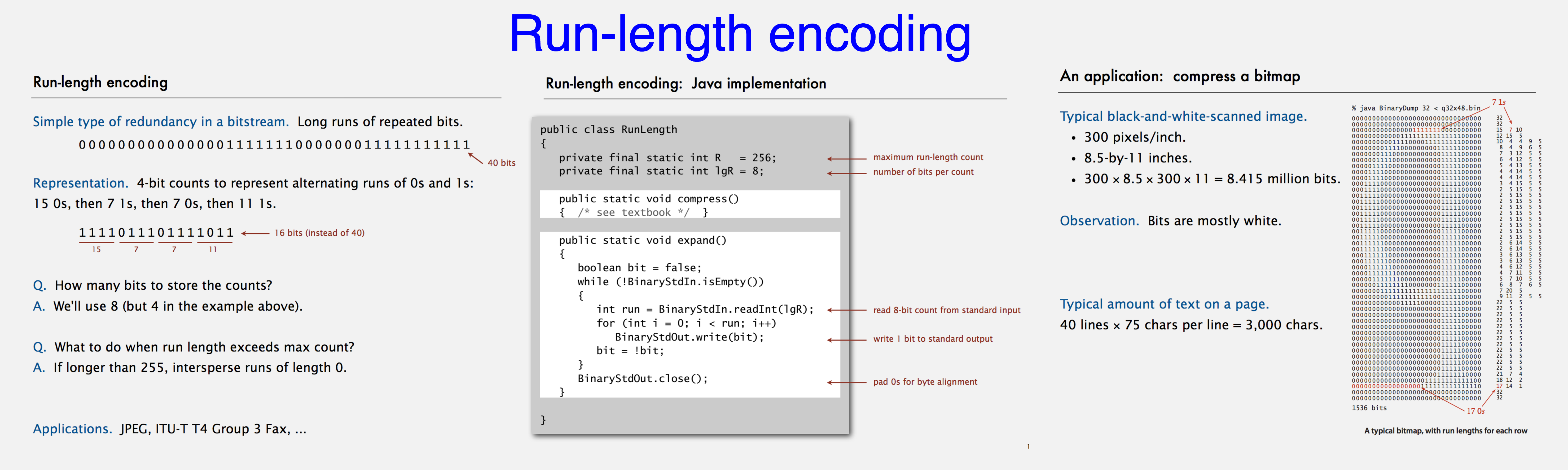 1.2 Run-length encoding